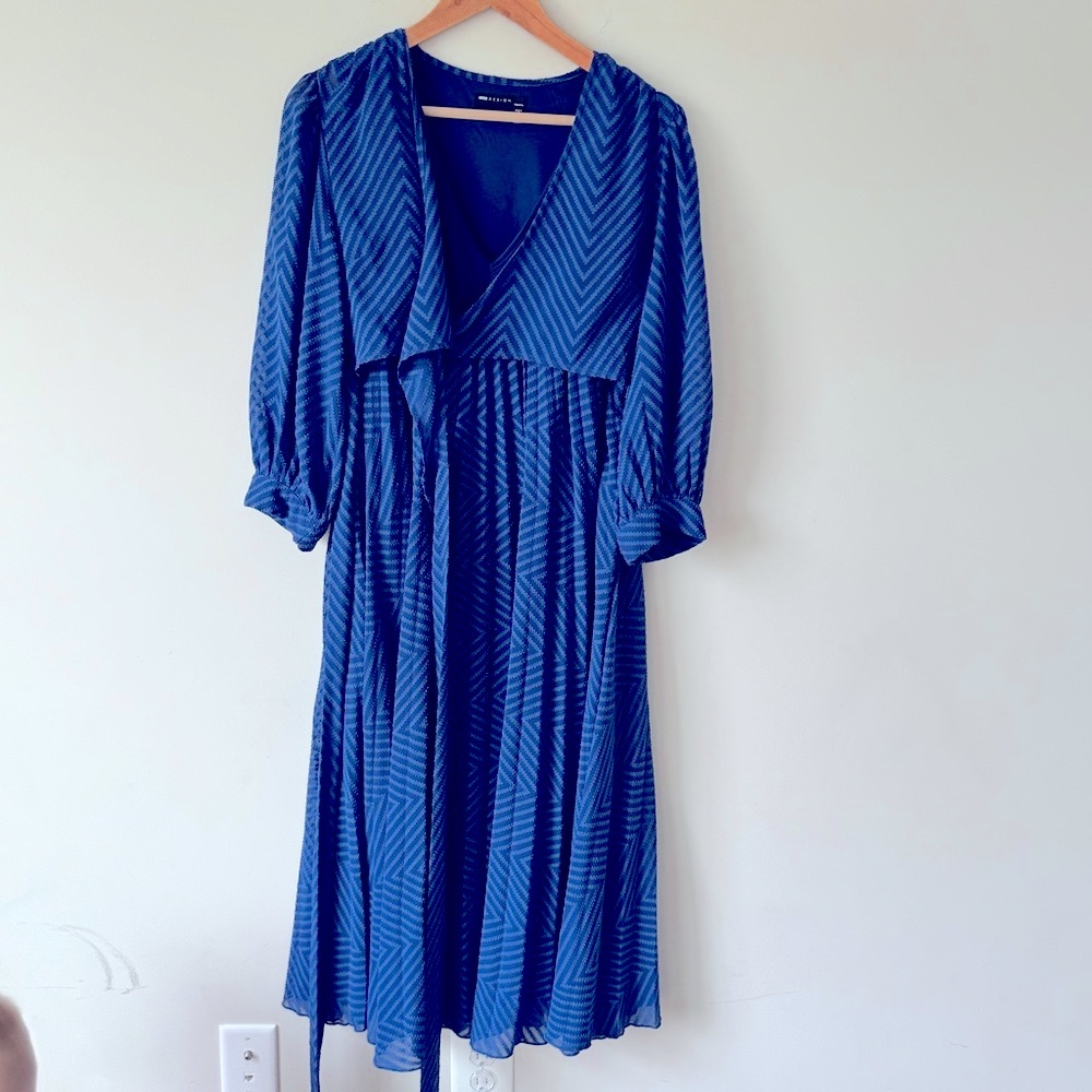 Asos Maternity blue dress